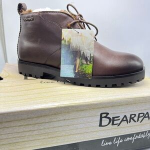 New! Bearpaw Veronica brown leather ankle boots